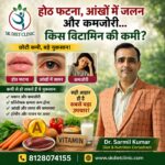 होठ फटना, आंखों में जलन और कमजोरी? हो सकती है विटामिन B2 की कमी : डॉक्टर सरमील कुमार, डाइटिशियन